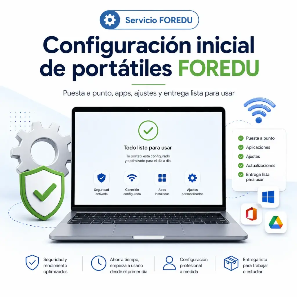 Configuración Inicial de Portátil